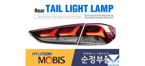 mobis led taillamp combination hyundai sonata lf 2017-19